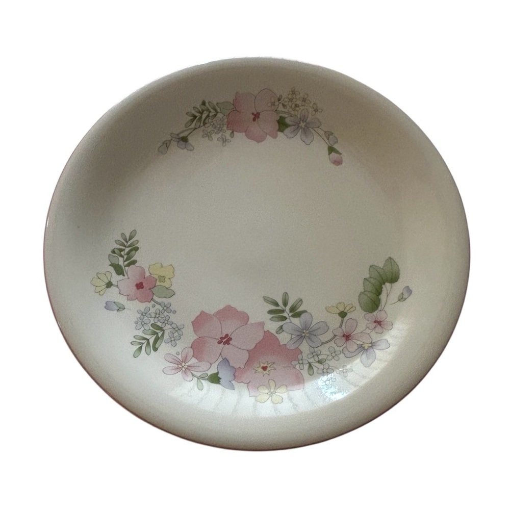 Vintage Kobe Dinnerware 62482 Courtney 12.5” Pink Floral Plate Platter Japan